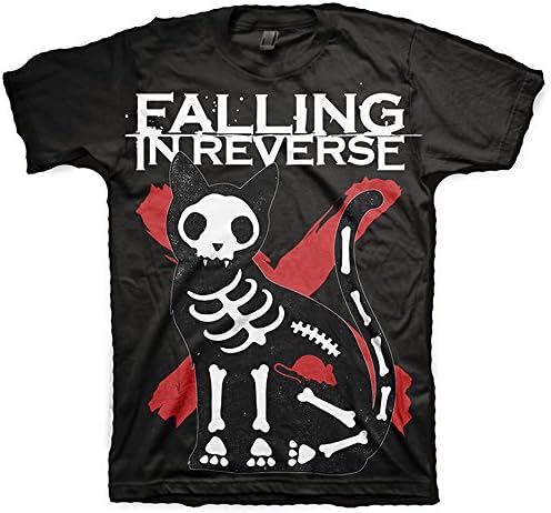 Мъжки облегающая тениска Falling in Reverse Cat X-Ray Slim-Fit