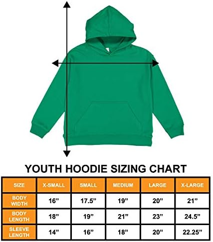 Tcombo Покачващите White Eagle - Спортна hoody за деца от Филаделфия /Youth Руното hoody с качулка
