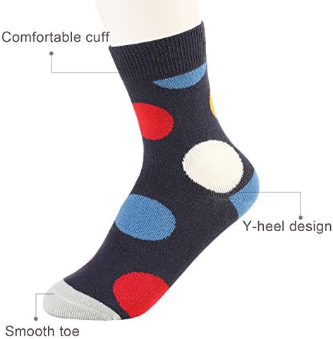SUNBVE Деца Момчета Софт Мода Памучни Рокля Чорапи Подарък