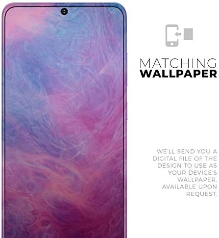 Дизайн Skinz Розови и сини облаци дим Защитно Vinyl Стикер Амбалажна Хартия Калъф за Samsung Galaxy S20 (покритие