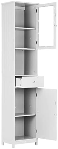 Шкафове за баня LIRUXUN за съхранение Шкафове За Баня Мебели за баня Дървени Подови шкафове с Врати и чекмеджета