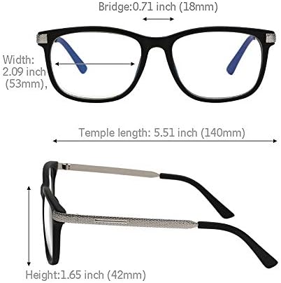 EYEGUARD Блокер Синя Светлина Компютърни Очила, Мъжки и Дамски Очила От напрежение в очите с Антирефлексно покритие