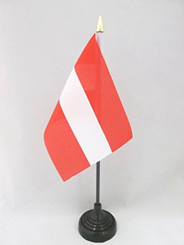 AZ FLAG Тенис на Флаг на Австрия 4 x 6, Австрийски Тенис на Флаг 15 x 10 см - Златна плот за Копия