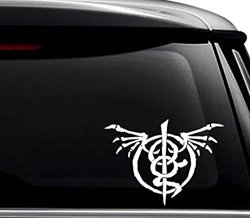 Стикер с символ на Гнева на Агнето Божие и За използване На лаптоп, каска, кола, камион, мотор, прозорци, Броня, стена