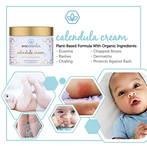 Бебешки хидратиращи кремове Era Organics - Крем с Календулой + Крем за памперси