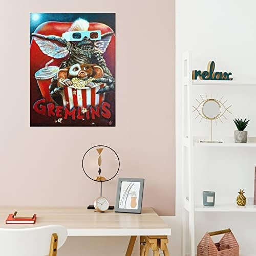 Гремлины-Плакат с филми на ужасите, Картини за Украса на стени, Стенни артистични Щампи върху Платно, Декори за