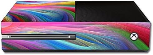 Корица MightySkins, съвместима с Microsoft Xbox One - Rainbow Waves | Защитно, здрава и уникална Vinyl стикер | Лесно