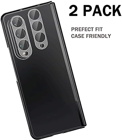 Bopie 2 опаковки за Samsung Galaxy Z Fold 3 5G Защитно фолио за обектива на камерата, [Защитен слой от закалено