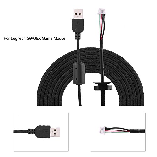 USB-Кабелът За мишката, удължителен кабел USB-мишка с Дължина 2 метра, Подмяна на Кабели, Аксесоар за Ремонт Геймърска