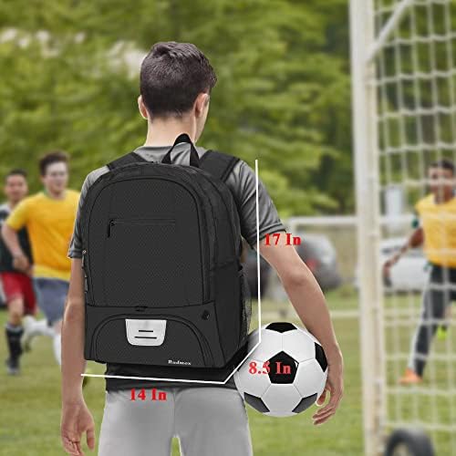 Rudmox Soccer Ball Чанта-Раница за баскетбол, волейбол, с бутсами и на кабинета за топки, калъф за лаптоп за отборните