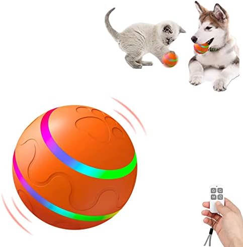 Интерактивна Играчка Топка за кучета /деца Myratts с дистанционно управление и RGB Подсветка, Самодвижущийся Катящийся