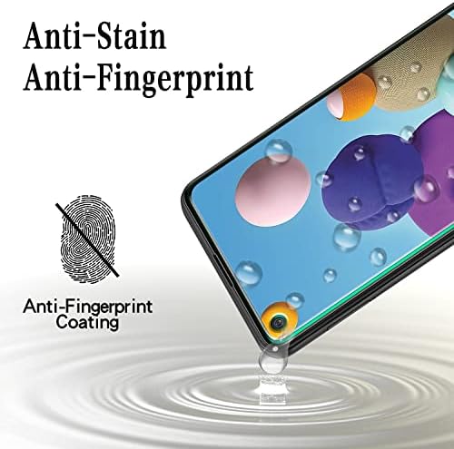 MAYtobe [2] Защитно фолио за дисплея на Samsung Galaxy А21 от закалено стъкло, без мехурчета, срещу драскотини,