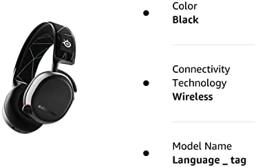Двойна безжична детска слушалки SteelSeries Arctis 9 – Безжична комуникация на 2,4 Ghz, без да загуби + Bluetooth –