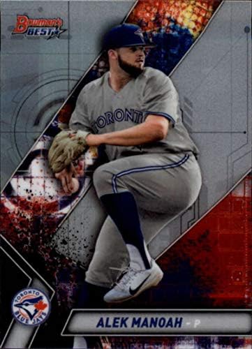За най-добри перспективи Боумена 2019 TP-3 Бейзболна картичка на Алек Маноаха Торонто Блу Джейс МЕЙДЖЪР лийг