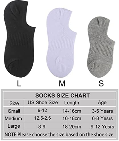 Cozi Foot 10 Чифта Чорапи, без показване на За момчета И Момичета Памучни Нескользящие Чорапи с ниско деколте