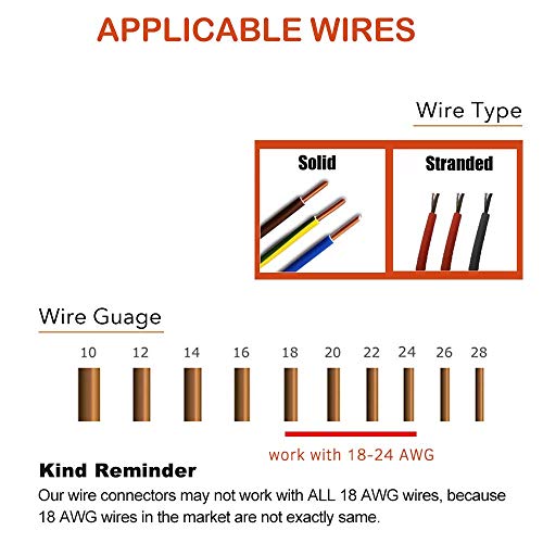 Съединител тел Nicelux Т-образен електрически конектор кабели за едностранно кабели, не е необходимо източване