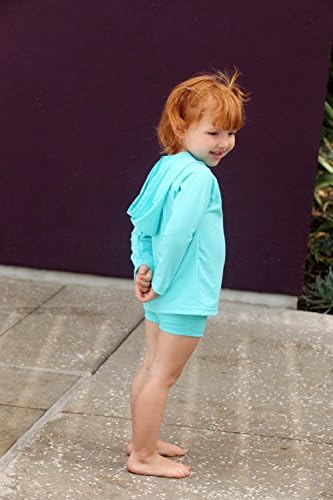 Шорти за плуване City Threads Girls' Bottom Boy Short UPF50 + Обрив Guard Swim Произведено в САЩ