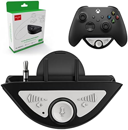 Адаптер за слушалки с Bluetooth контролера на Xbox, Адаптер за слушалки OLCLSS Xbox One, Адаптер за микрофон Xbox контролера на Xbox One / One S / X / Elite 1 / Elite2/ S Series / X, Адаптер стереогарниту