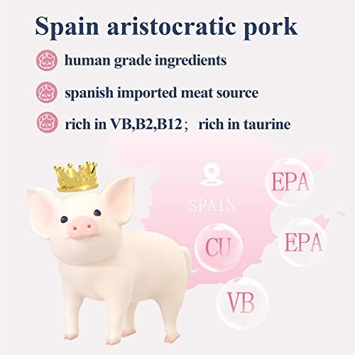 Лиофилизированные свински Сърца за кучета и котки PET-НЯКОГА, Испанска Свинско, От Една съставка, Произведена от Хуманно Отглеждани
