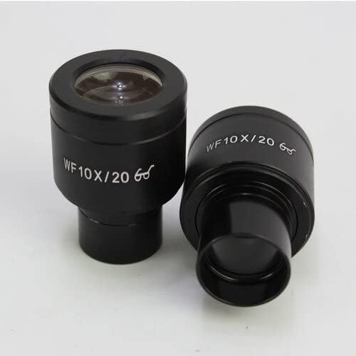 Окуляр, с висока точка на преглед WF10X/18 мм Широкоъгълен окуляр биологичен микроскоп Част/от стена + Кръстосана окото