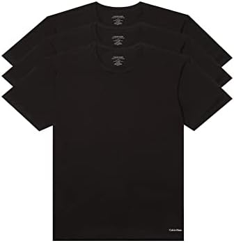 Мъжки Памучен Класическа Риза Calvin Klein Големия размер на 3 опаковки С Къс ръкав