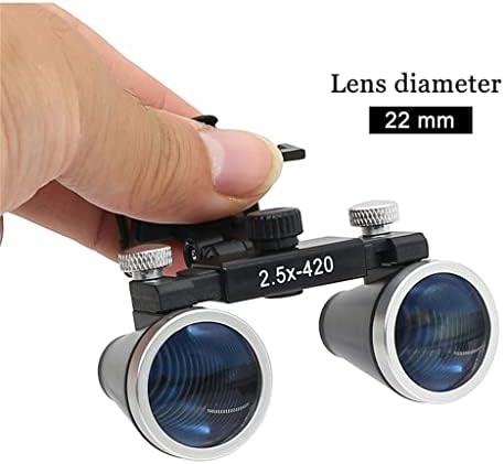 Бинокулярная лупа с покритие BZLSFHZ Magnifier Оптична леща с клип (Цвят: B размер: One Size)