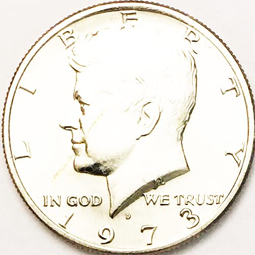 1973 D BU Kennedy Избор в полдоллара на монетния двор на САЩ, Без да се прибягва