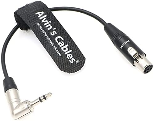 Кабели Элвина Нископрофилен аудио кабел TA5F-3.5 мм TRS за Лектросоники-DCHR-Приемник| SMQV-предавател 60 см|24