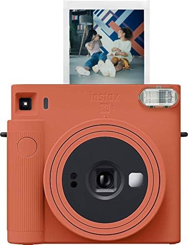 Фотоапарат непосредствена печат Fujifilm Instax Square SQ1 - терракотово-оранжев