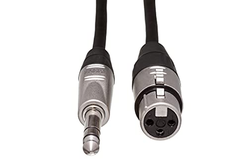 Балансиран кабел Hosa HXS-010 REAN XLR3F - 1/4TRS Pro, 10 Метра
