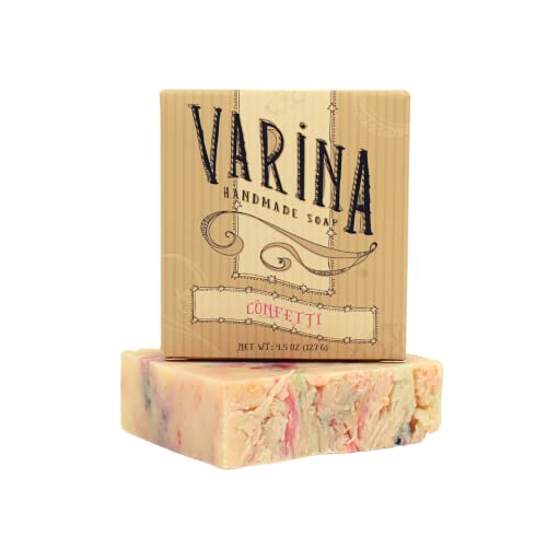 Сапун Varina от истинско козе мляко - Нежното Почистване за Чувствителна кожа, Сладко и ванилов - 10 x - Чувствам Здрава