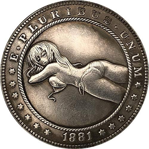 Американски Скитник Монета Модерна Момиче Секси Монета Възпоменателна Монета За Подарък Щастлив Предизвикателство Монета