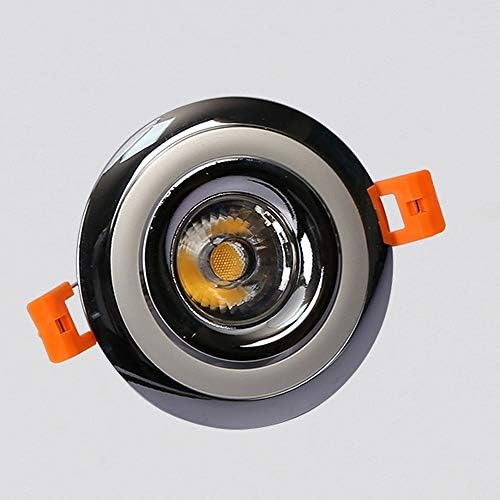 OKLUCK Ултратънък led-Вградени алуминиева кръгла лампа с мощност 7 W/12 W/20 W За декор на кухня С Антирефлексно покритие,