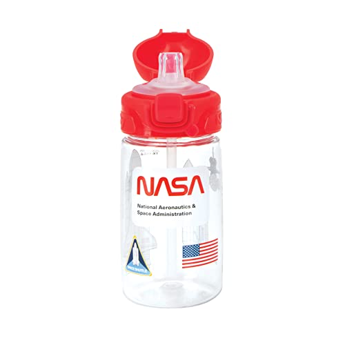 Nuby Жадни Kids НАСА Flip-it Blast Cup, 18+ м, Не съдържа BPA