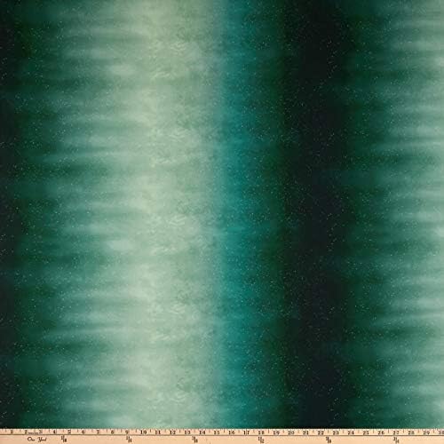 Плат Hoffman Hoffman Digital Painted Forest Sky Ombre Fabric, смарагд 1