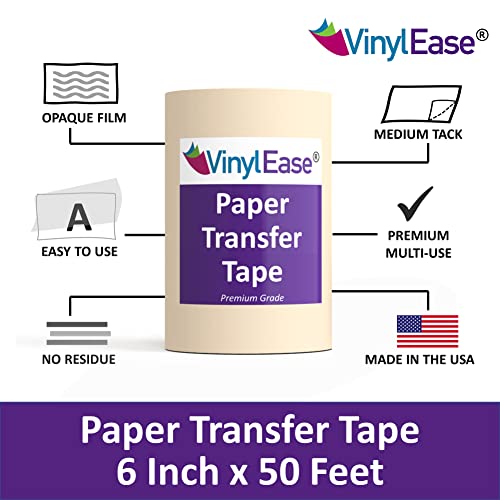 Винил е лесен ролка хартиена лента с размери 6 см х 50 фута с лепило Layflat средна и висока лепкавост Layflat. Работи