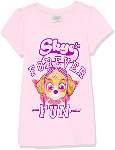 Тениска за момичета от Nickelodeon Paw Patrol-Скай, Маршал
