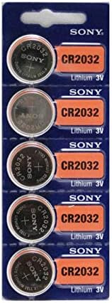 Литиева батерия Sony CR2032 3V 2032 за монети, 5 бр.