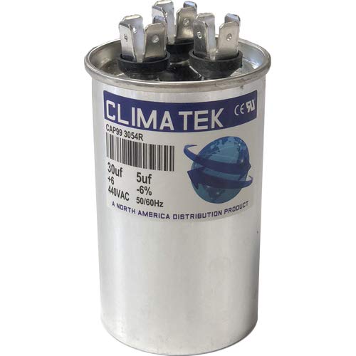 През цялата кондензатор ClimaTek - подходящ за divertech 4JR0530 | 30/5 icf MFD 370/440 Волта променлив ток