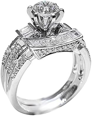 2023 Нов пръстен -kle, Творческа пръстен с диамант, нови дрехи, Дамски Роза, Луксозно диамантен пръстен на