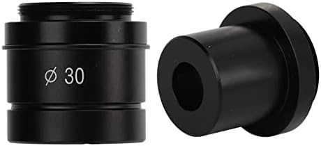 Адаптер за Фокусиращ Микроскоп, Метален Черен Микроскоп 23,2 мм, 30 мм Компактен Адаптер за камера C/CS Порт