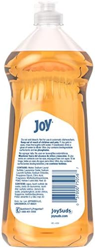 Течност за миене на съдове JOY Ultra с аромат на портокал, 10 порции, бутилки по 30 мл
