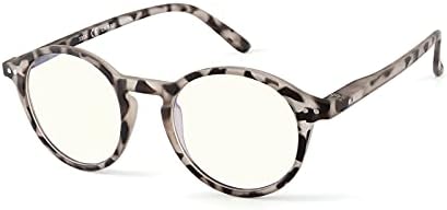 Дамски очила за четене JOOX Blue Light Blocking, Кръгли Очила с Антирефлексно покритие и Пружинным тръба на