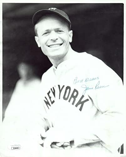 Джими Рийз Ню Йорк Янкис Подписа Снимка С Автограф от JSA COA 8x10 - Снимки на MLB с автограф