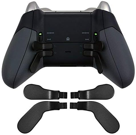 4ШТ Замяна Дръжка Метални Остриета Бутон на Косата, за да Предизвика Брави за Xbox One Elite Controller Black