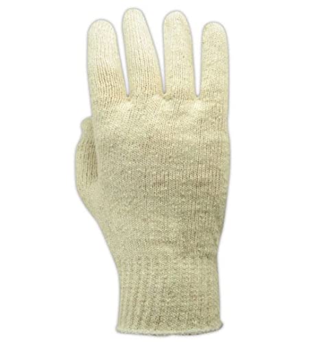 Ръкавици MAGID KnitMaster T133 от памук / Полиестер, Трикотажная маншет на китката, Дължина 8,5 инча, Женски (12 чифта)