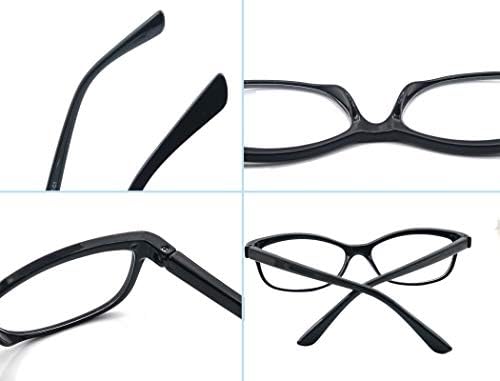 CAWINT Очила за четене Женски + 1,50 Стилни Дамски Ридеры Леки и Удобни Правоъгълни Очила за четене 6 Двойки