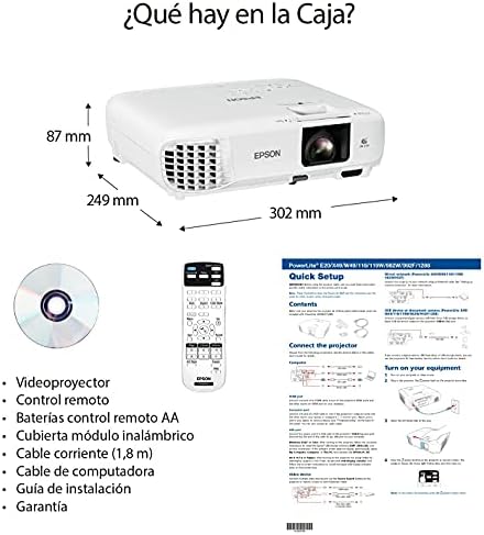 LCD проектор Epson PowerLite 118 Business (V11HA03020), Бял (обновена)