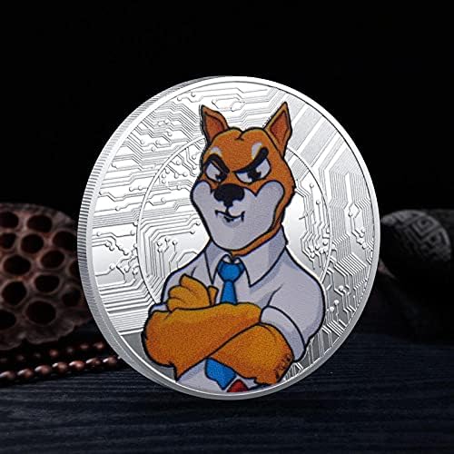 1 унция Златни Възпоменателни монети Dogecoin сребърно покритие са подбрани Монета Dogecoin 2021 Ограничена