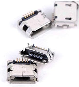 20 бр/лот 5-Пинов SMT-контакти Micro USB Type B Гнездовое Настаняване SMD DIPРазъем-изход